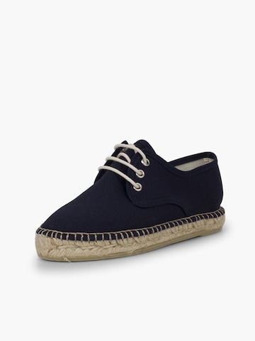 Scarpa bassa di Pisamonas in blu: frontale