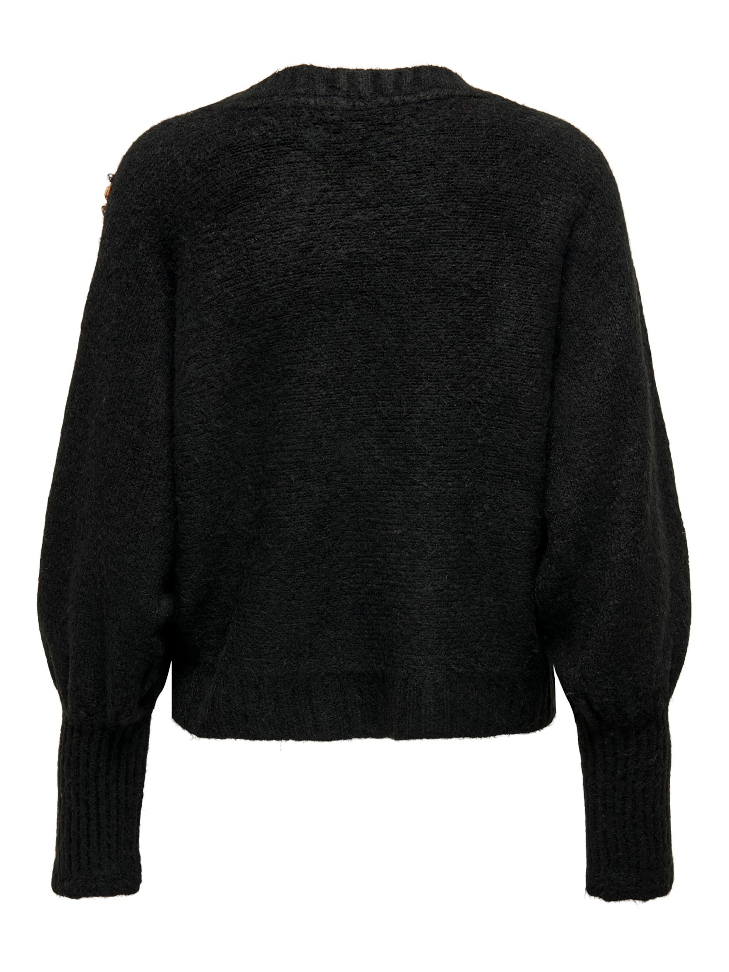 Only Petite Πλεκτή ζακέτα &#x27;JULIA&#x27; σε μαύρο: μπροστά