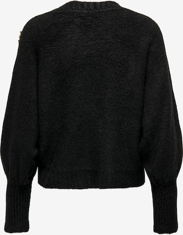 Cardigan 'JULIA' Only Petite en noir : devant