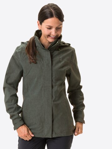 VAUDE Athletic Jacket 'Rosemoor' in Green: front