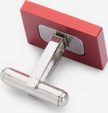 HUGO Red Cufflinks 'E-Boxlogo' in Red