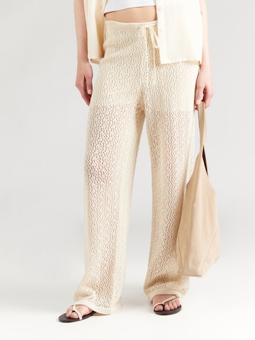 Loosefit Pantalon 'Lotti' ABOUT YOU en beige : devant