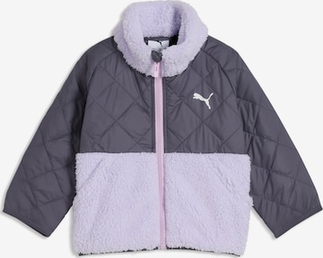 PUMA Sportjas in Grijs: voorkant