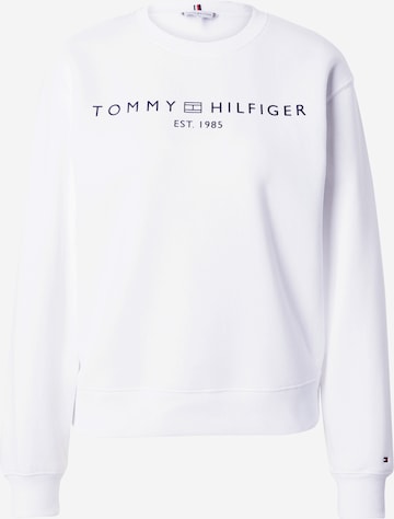 Bluză de molton de la TOMMY HILFIGER pe alb: față