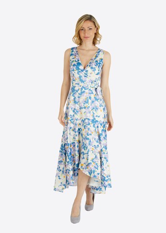 KLEO Summer Dress in Blue: front