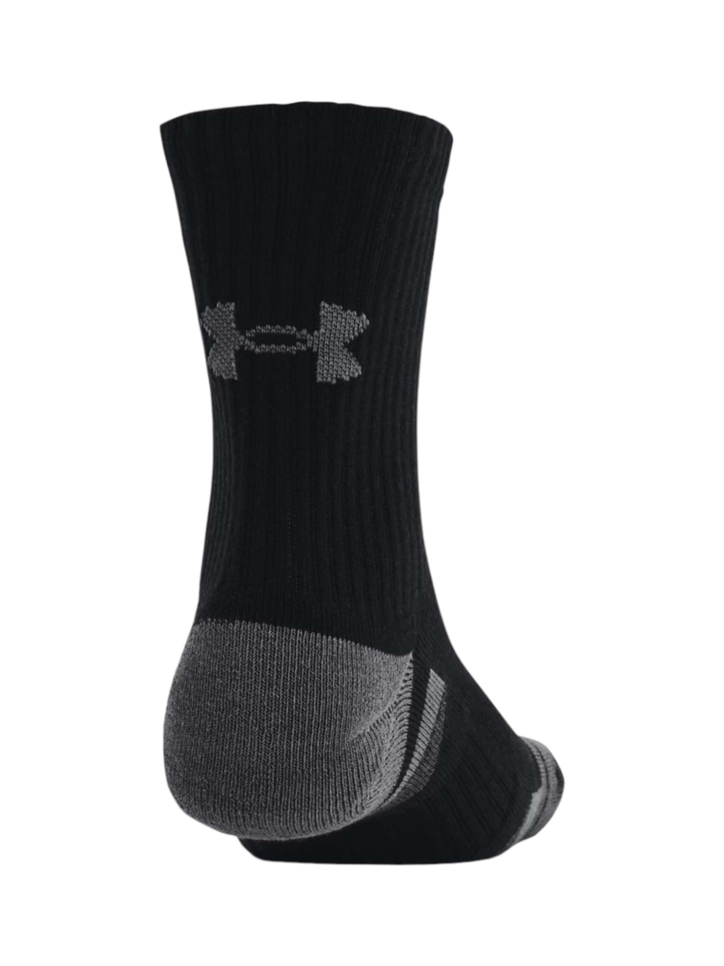 UNDER ARMOUR Athletic Socks in Black