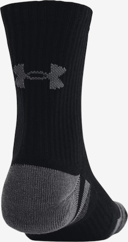 UNDER ARMOUR Athletic Socks in Black