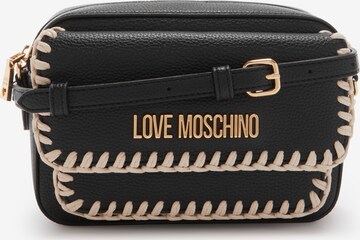 Sac à bandoulière Love Moschino en noir : devant
