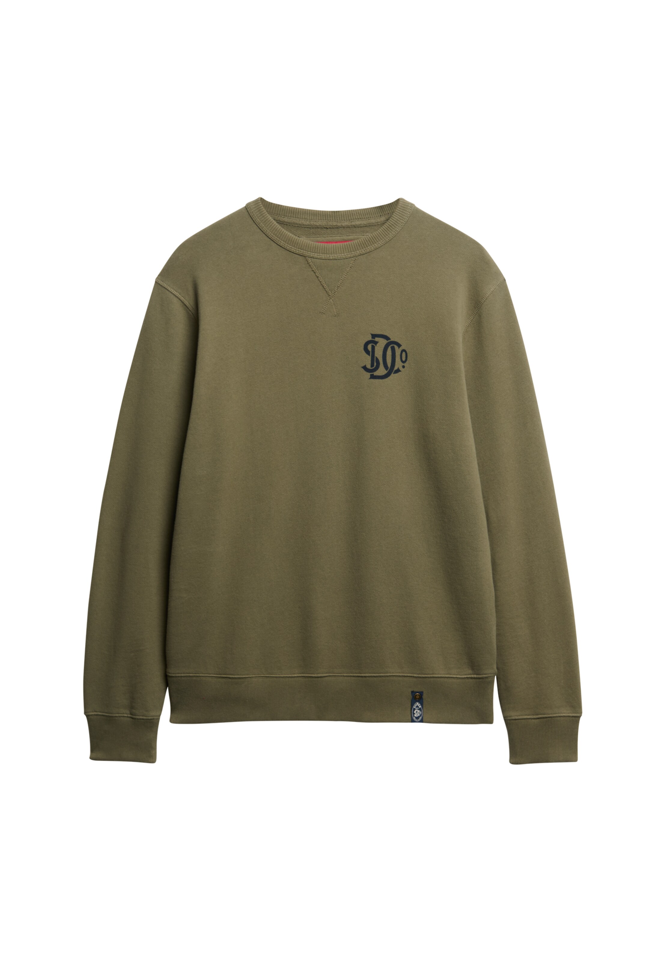 Sweat-shirt Superdry en vert : devant