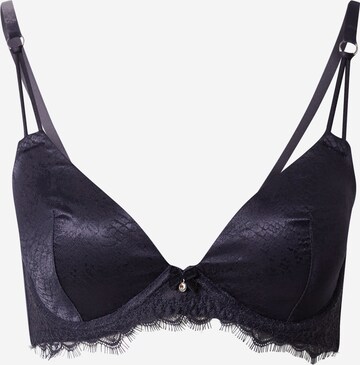 LingaDore Triangle Bra in Blue: front