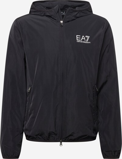 EA7 Emporio Armani Veste mi-saison en noir / blanc, Vue avec produit