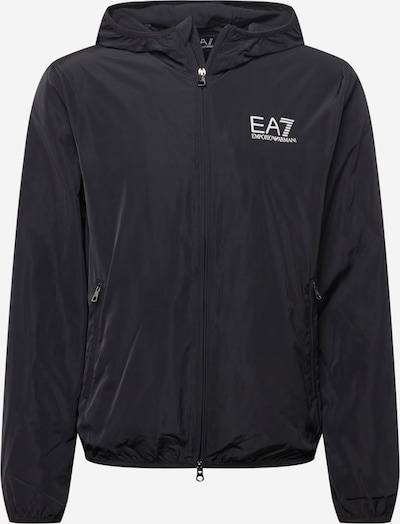 EA7 Emporio Armani Overgangsjakke i sort / hvid, Produktvisning