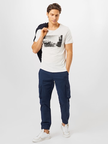 Only & Sons Tapered Cargo Pants 'Cam Stage' in Blue