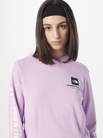 THE NORTH FACE Sweatshirt in Purple