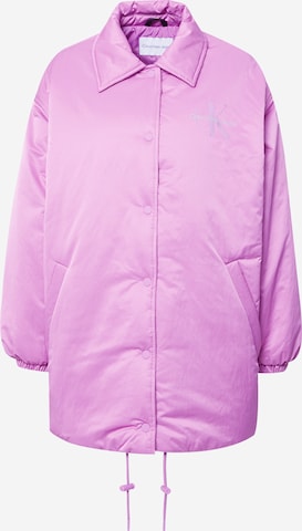 Calvin Klein Jeans Kurtka przejściowa w kolorze fioletowy: przód