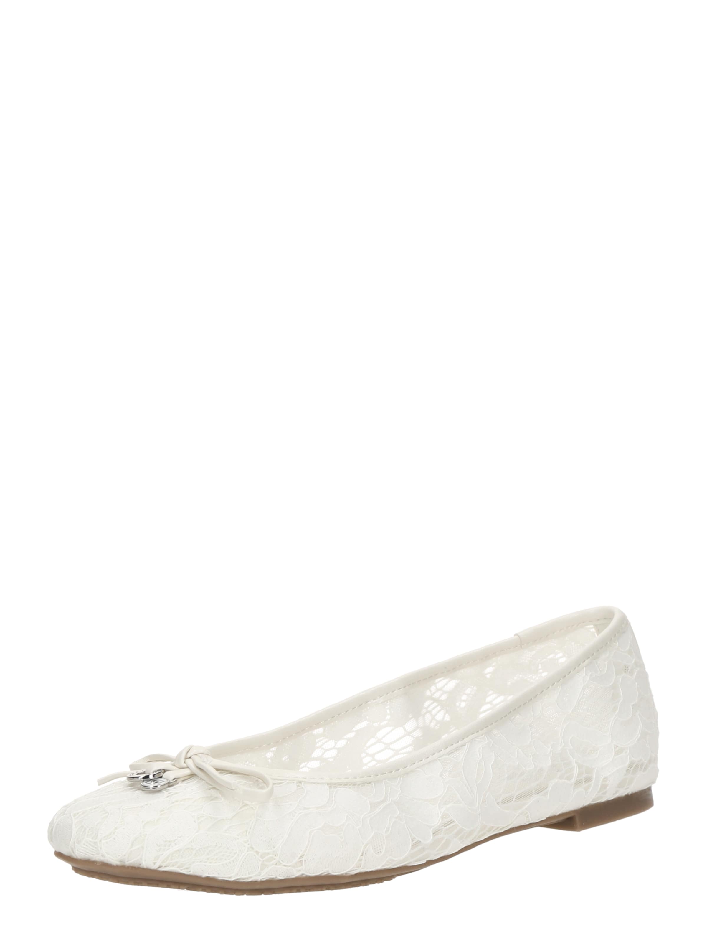 Dune LONDON Ballerina 'HEARTSTRING' in Beige: front