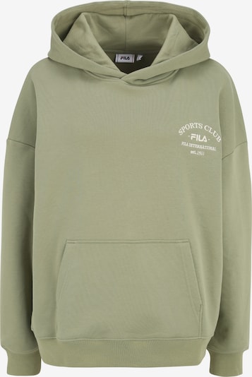 FILA Sweatshirt 'BITZ' em oliveira / branco, Vista do produto