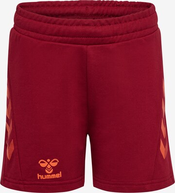 Regular Pantalon 'Offgrid' Hummel en rouge : devant