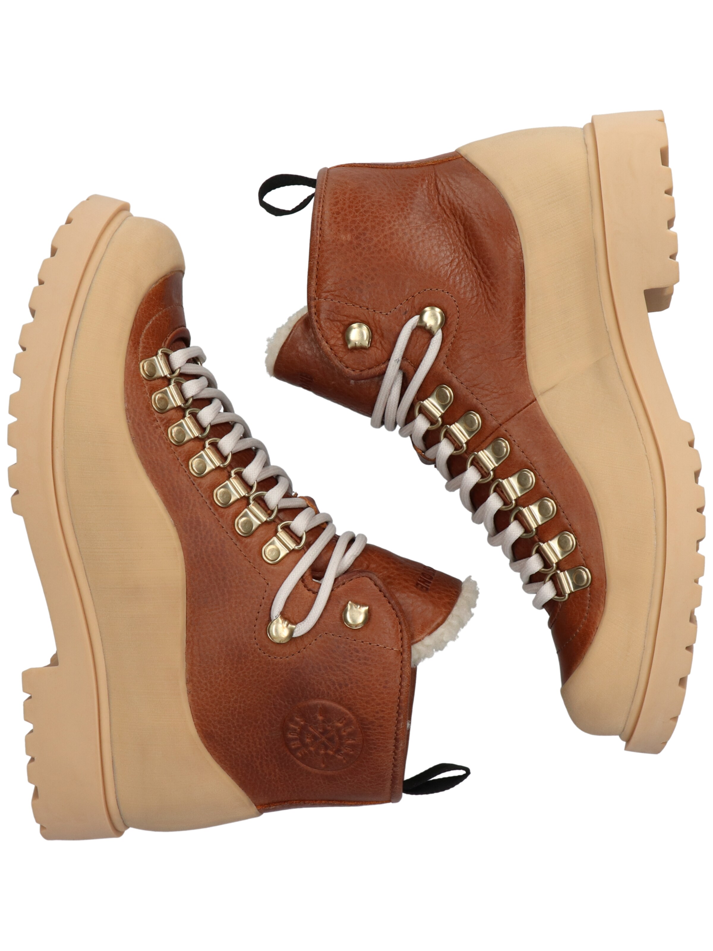 BLACKSTONE Stövlett med snörning 'Rock Dree CL248' i brun