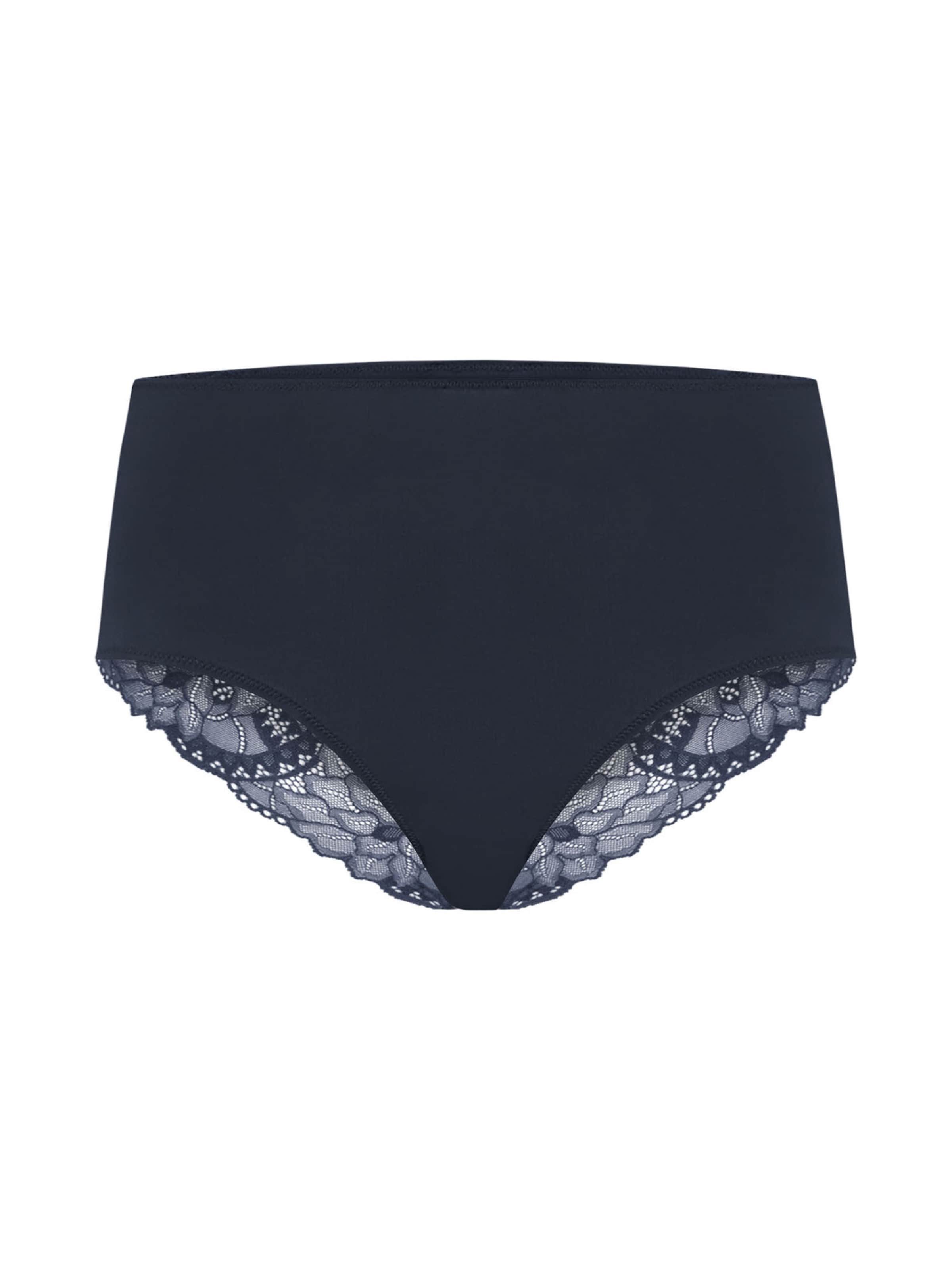 Slip ' Azelia ' Hanro en bleu : devant