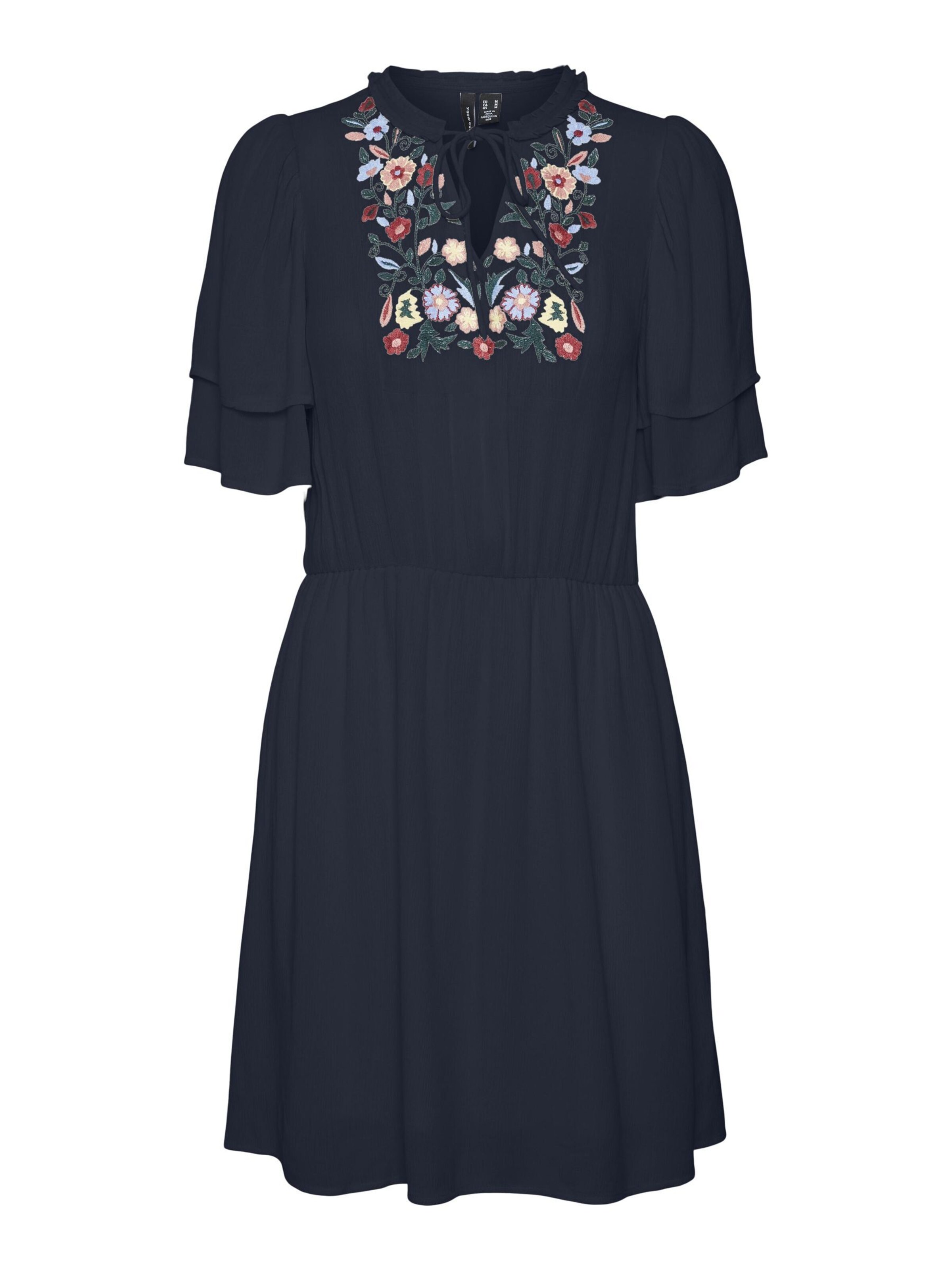 VERO MODA Jurk 'SINA' in Blauw: voorkant