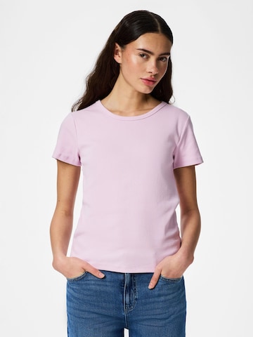 T-shirt 'PCMay' PIECES en violet : devant