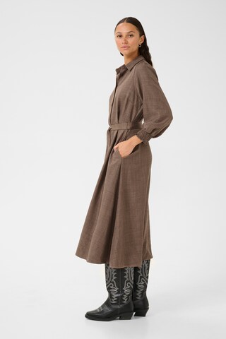 Kaffe Blousejurk 'Ellen' in Bruin