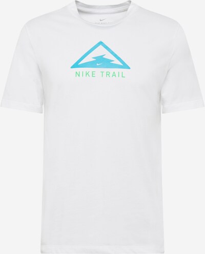 NIKE Koszulka funkcyjna w kolorze aqua / zielony / białym, Podgląd produktu