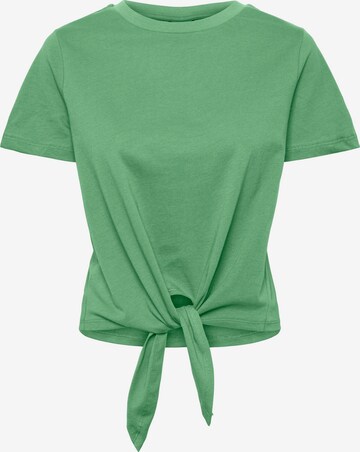 PIECES Koszulka 'TIA' w kolorze zielony: przód