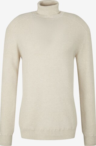 TOM TAILOR Sweater in White: front