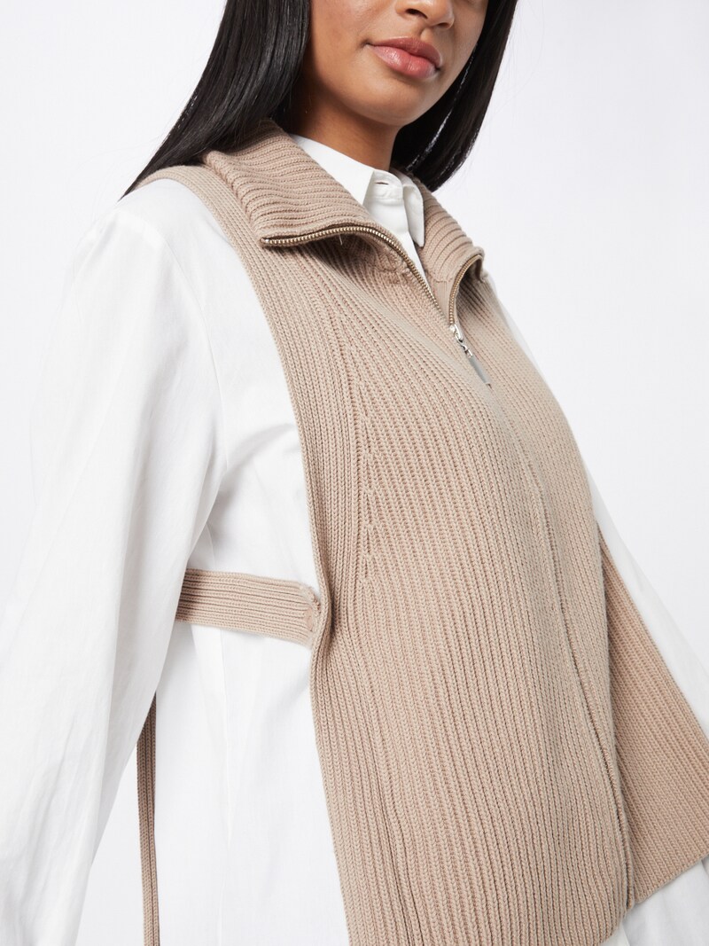 Knitwear JUST FEMALE Knit cardigan Taupe