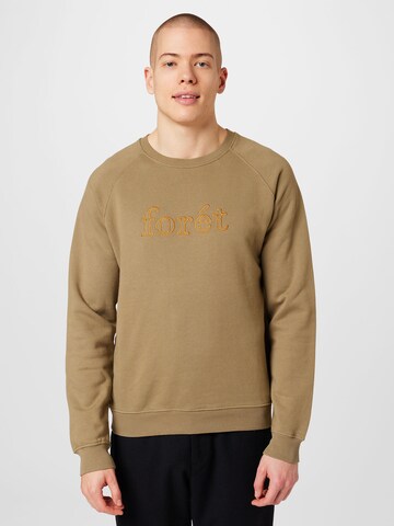 forét Sweatshirt in Beige: front