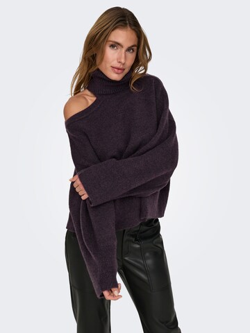 JDY Sweater 'JDYDebbie' in Purple