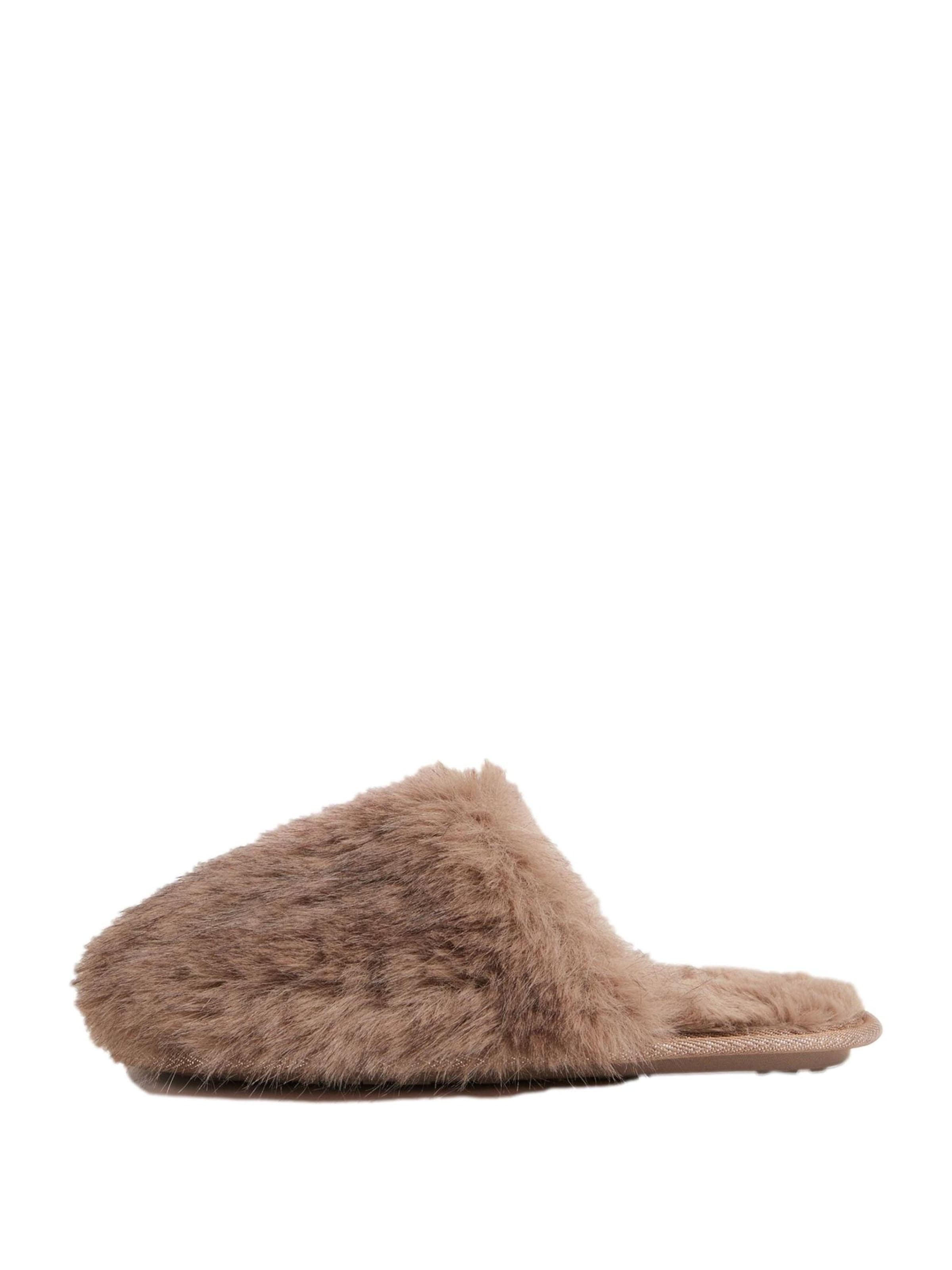 Papuci de casă de la Lipsy pe maro: față