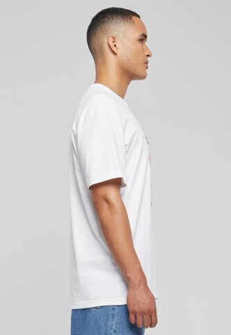 Mister Tee Shirt 'Live in Peace' in White