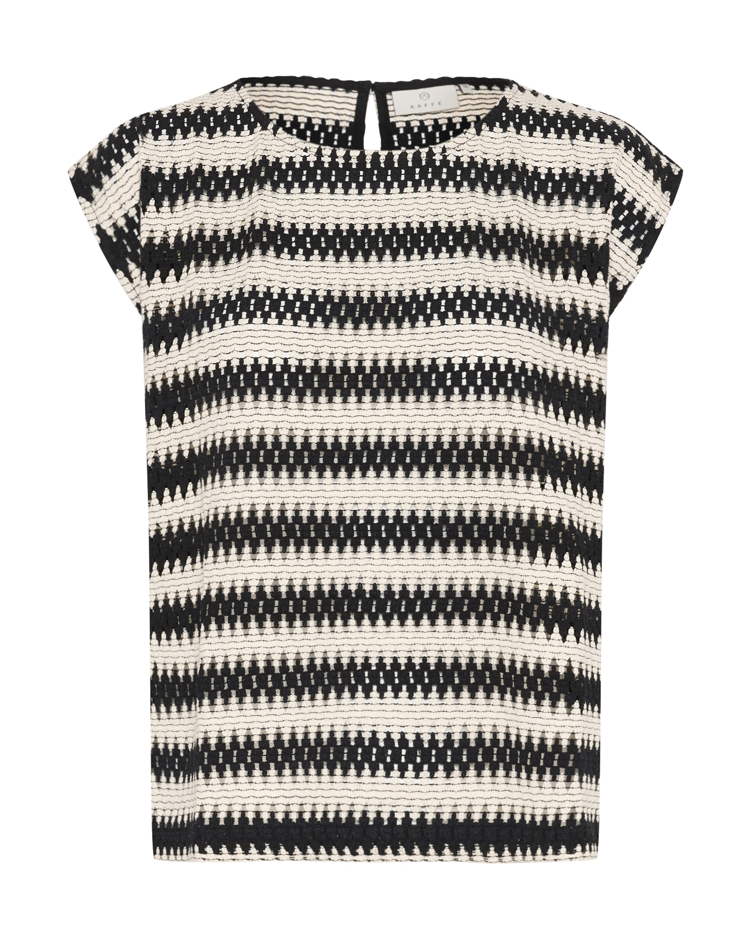 Bluză 'KAMolin' de la Kaffe pe negru: față