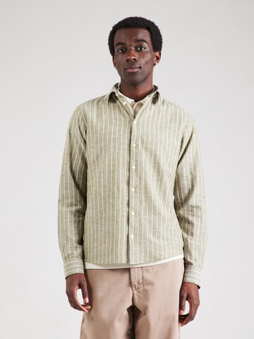 Casual Friday Regular fit Overhemd 'ANDRE' in Groen: voorkant