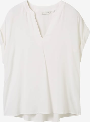 TOM TAILOR חולצות נשים בלבן: מלפנים