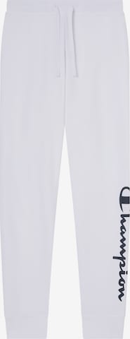 Champion Authentic Athletic Apparel Tapered Housut värissä valkoinen: etupuoli