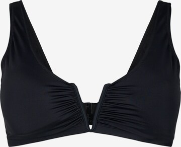 Triangle Hauts de bikini 'Snova' Swim by Zizzi en noir : devant