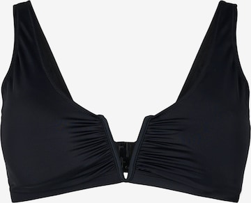 Swim by Zizzi - Triángulo Top de bikini 'Snova' en negro: frente