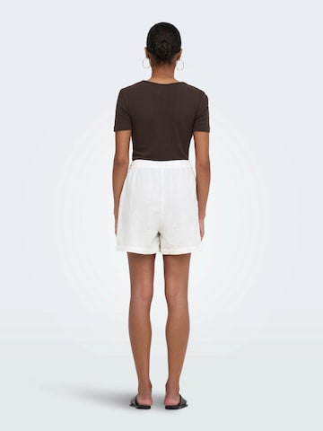 Regular Pantalon 'ONLSWAR THYRA' ONLY en blanc