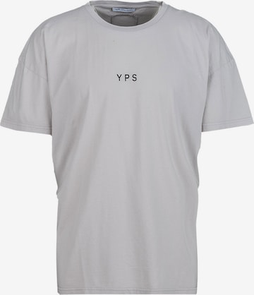 Young Poets Shirt 'I'm a Poet Arne 214' in Grey: front