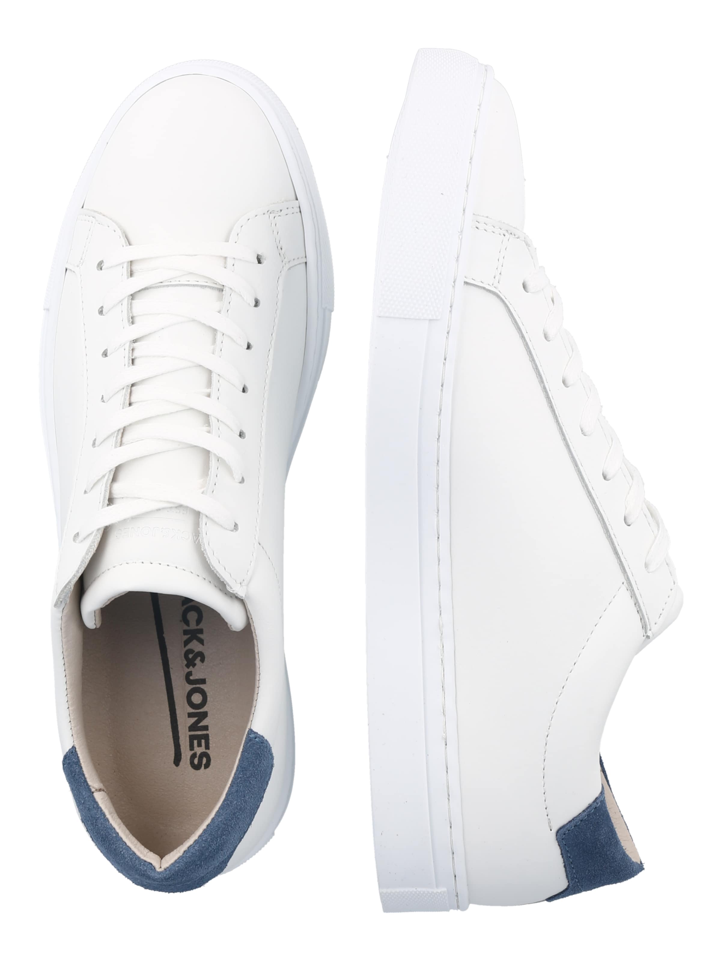 JACK & JONES Platform trainers 'Corey' in White