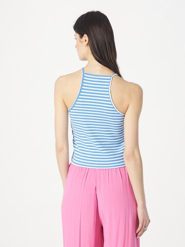 PIECES - Top 'OSTINA' em azul