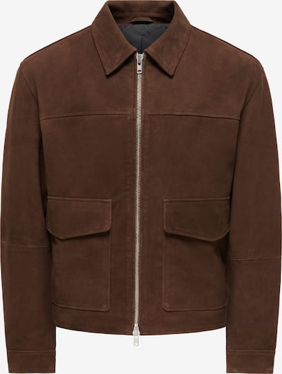 Only & Sons Veste mi-saison 'ONSNikolaj' en S en marron, Vue avec produit