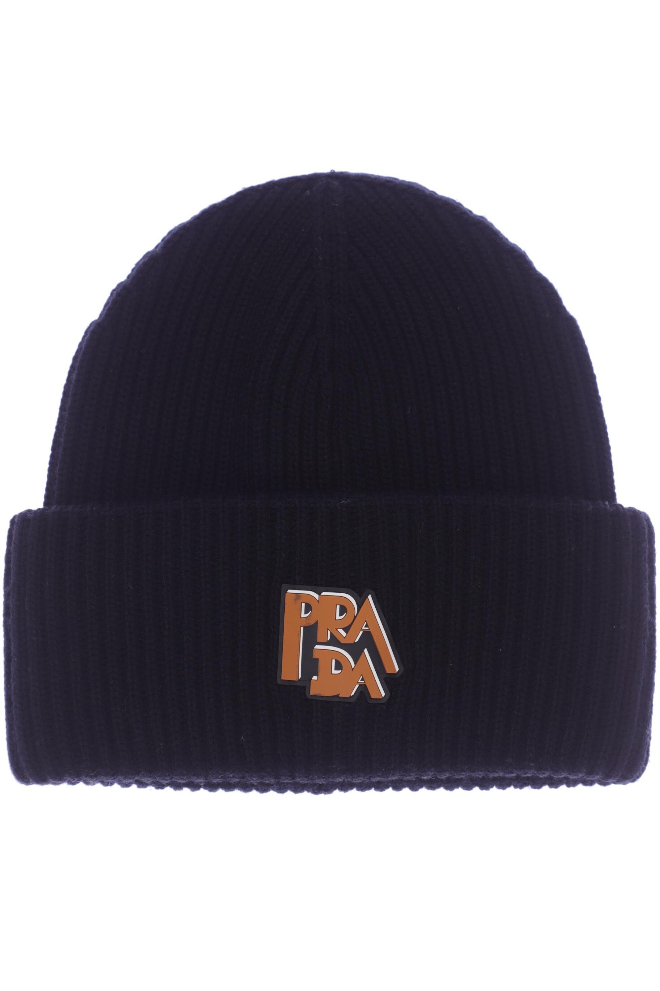 PRADA Hat & Cap in S in Black: front