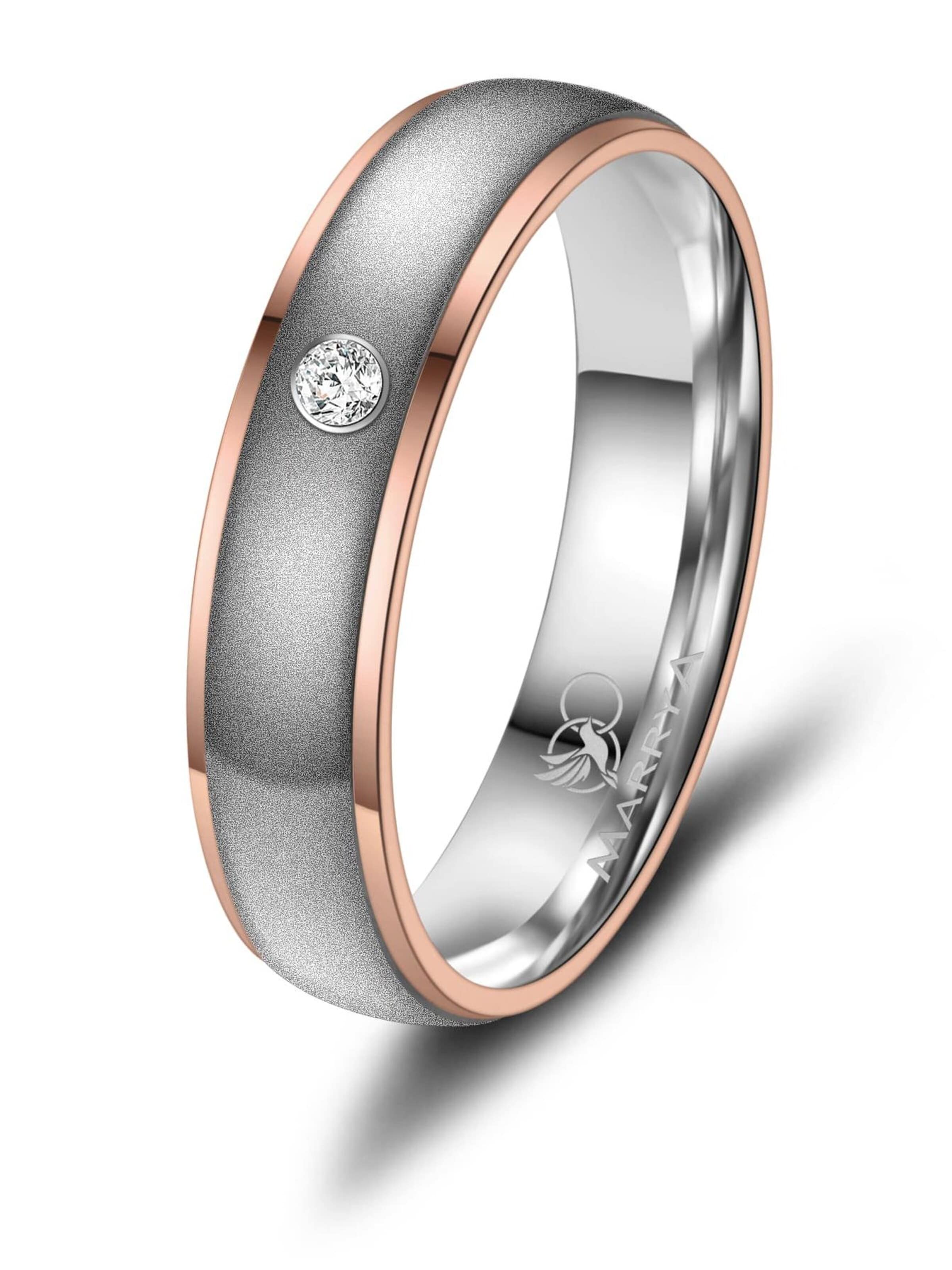 MARRYA Ring 'MARRYA TI-12 Ehering aus Titan' in Silver: front