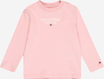 T-Shirt TOMMY HILFIGER en rose : devant