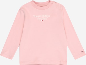 TOMMY HILFIGER Тениска в розово: отпред